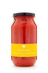 [SP-PSP] Stefano's Pasta Sauce with Olives, Anchovies & Capers (Puttanesca) 500g