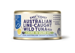 [ECT-TO95] East Coast Tuna Co Australian Line-Caught wild Tuna Chunk in Olive Oil 95g