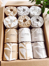 [EC-TRS] Eco Cheeks Unbleached Bamboo Toilet Roll (Wrapped)