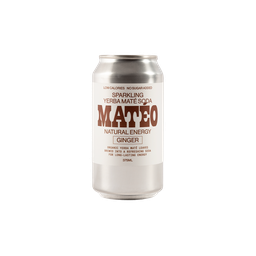 [MS-YMG4] Mateo Yerba Maté Soda Ginger Can 375ml 4-pack