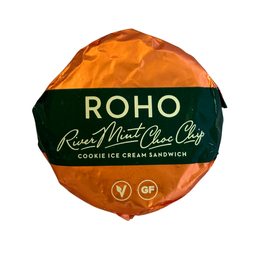 [RO-SMC] Roho Ice Cream Cookie Sandwich River Mint Choc Chip 175g