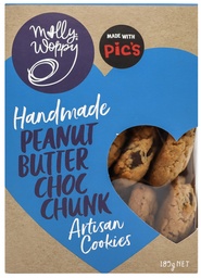 [MW-APBC] Molly Woppy Artisan Peanut Butter Choc Chunk 185g