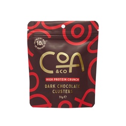 [CC-CH31] COA & CO Dark Chocolate Protein Clusters 31g