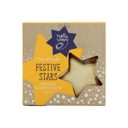 [MW-XSS] Molly Woppy Festive Stars Buttery Shortbread 130g (Pre-order for November)