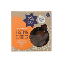 [MW-XGG] Molly Woppy Festive Cookies Gluten Free Dark Choc Ginger 130g (Pre-order for November)