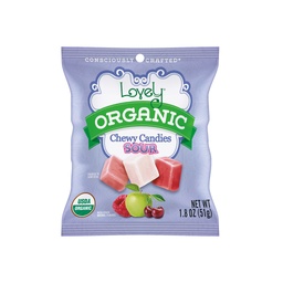 [LC-CCS] Lovely Organic Sour Chewy Candies 51g