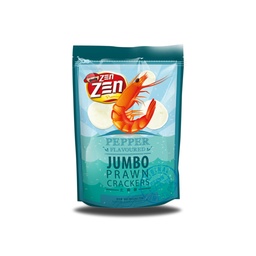 [ZZ-PCP] Zen Zen PEPPER Jumbo PRAWN Crackers 70g